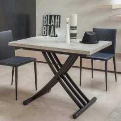 Fenice AT050 Table italienne relevable et rabattable en mélaminé