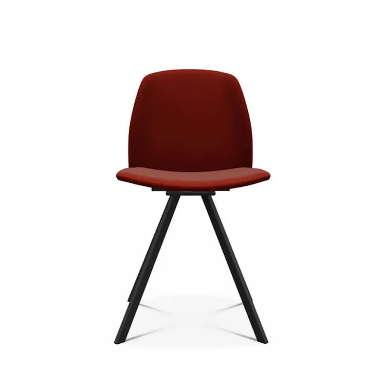 Figaro Chaise pivotante en simili fabriquée en Belgique