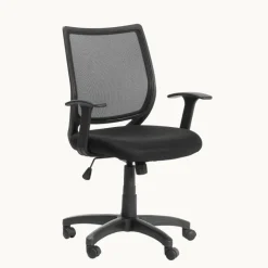 Flex 2Chaise de bureau réglable en tissu avec accoudoirs et roulettes
