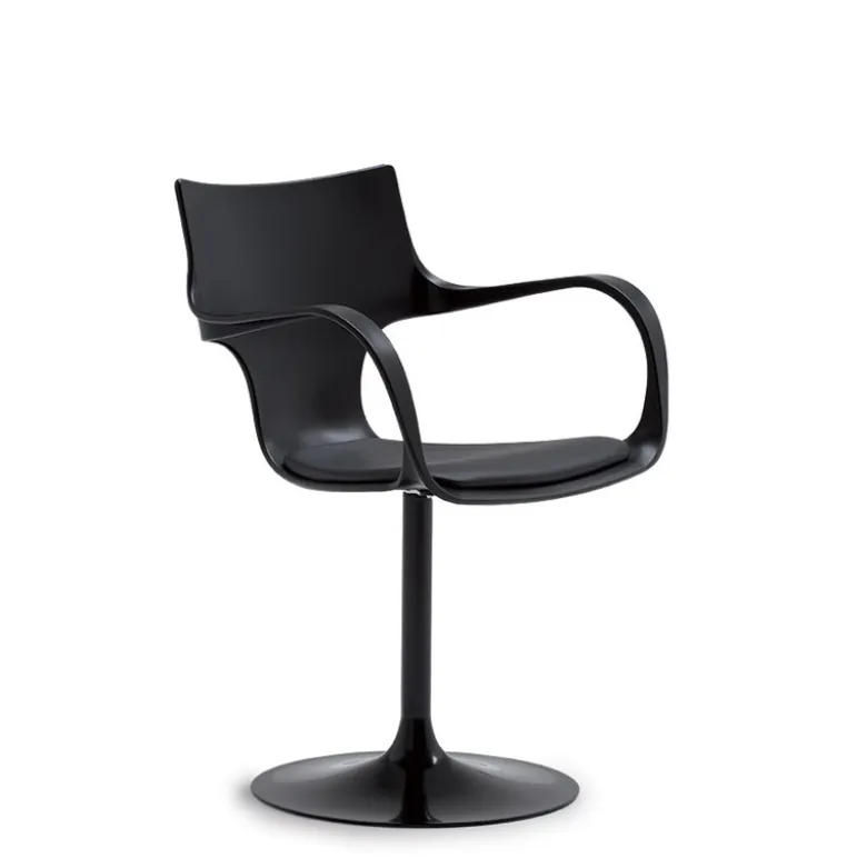 Flûte Sovet® Chaise design pivotante avec accoudoirs