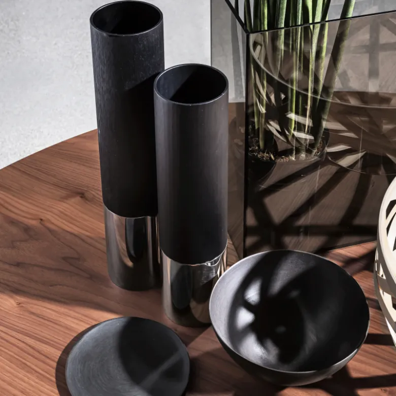 Flûte Sovet® Table ronde design plateau bois