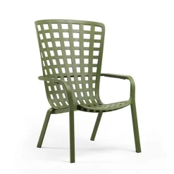 Folio Fauteuil design italien réglable et empilable en polypropylène