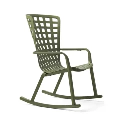 Folio Rocking chair design extérieur réglable en polypropylène