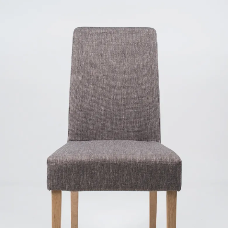 Gaby Mobitec® Chaise de salle à manger en tissu et bois massif