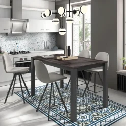 Girona Tabouret snack pivotant moderne en simili