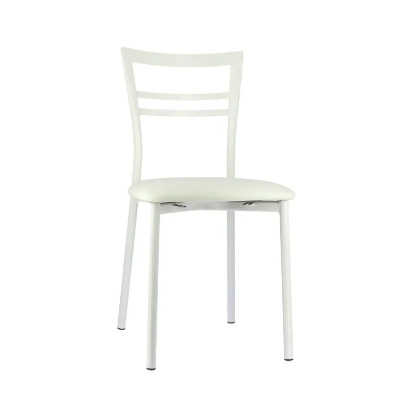 Go 1419 Chaise de cuisine rembourrée en synthétique et métal