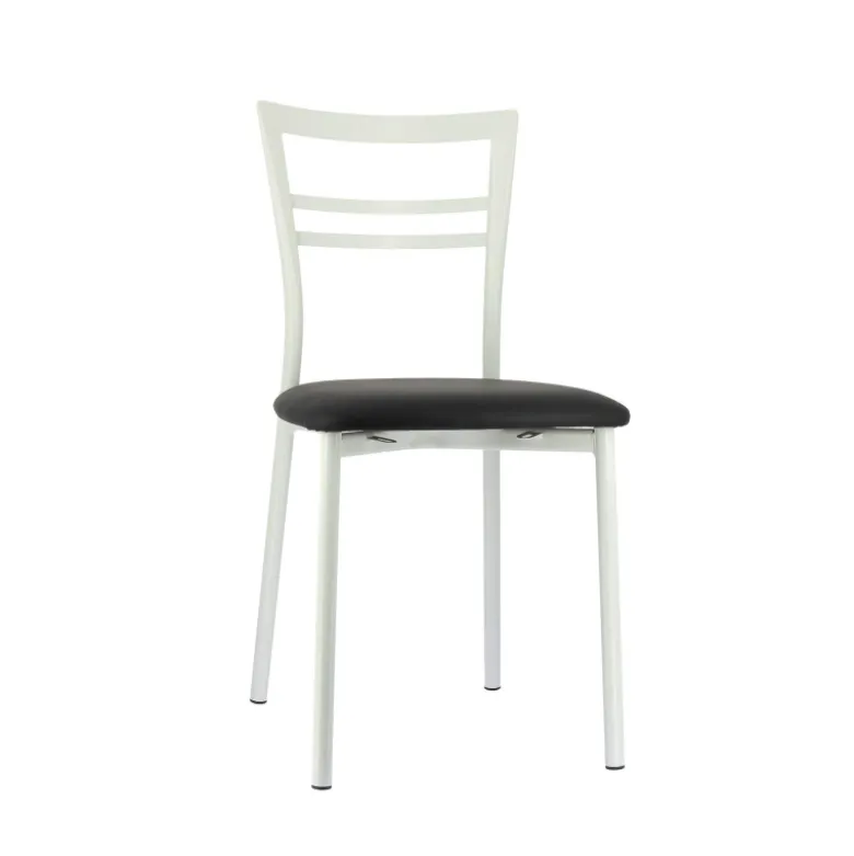 Go 1419 Chaise de cuisine rembourrée en synthétique et métal