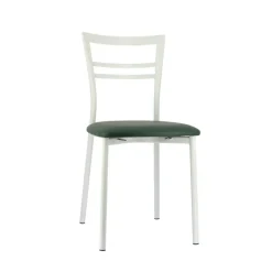 Go 1419 Chaise de cuisine rembourrée en synthétique et métal