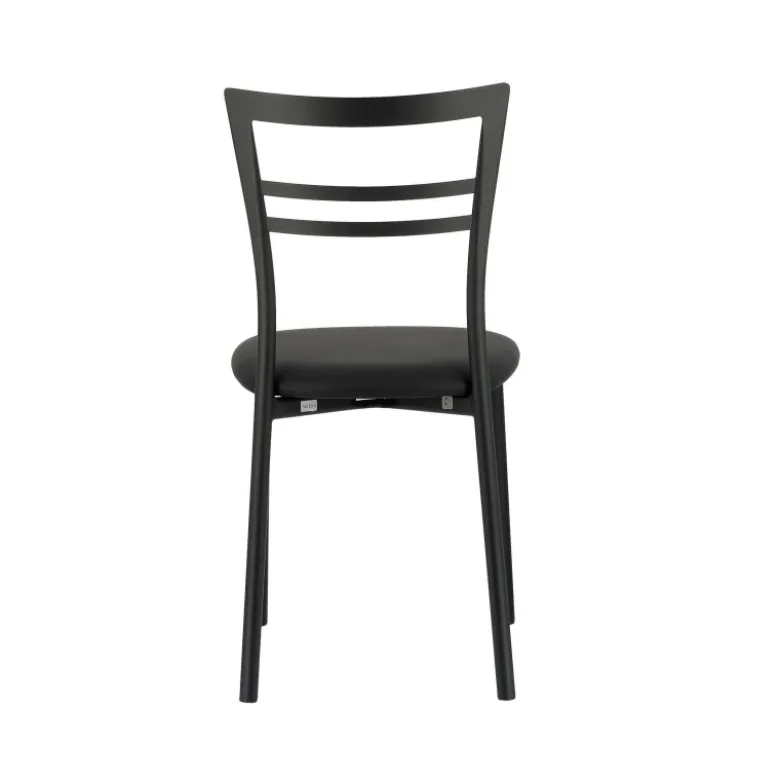 Go 1419 Chaise de cuisine rembourrée en synthétique et métal