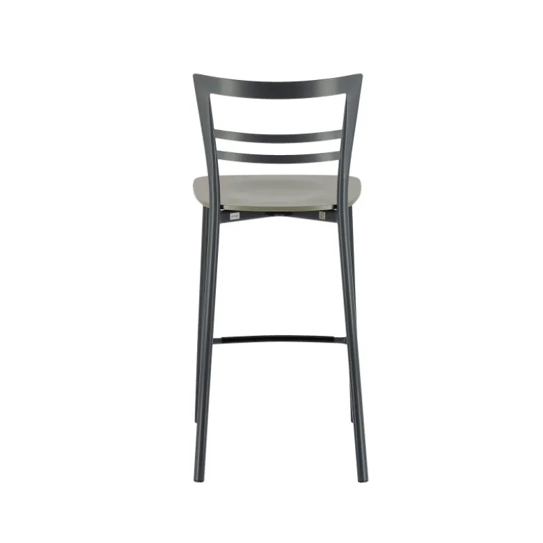 Go Clip Connubia® Tabouret snack contemporain en métal et multiplis bois