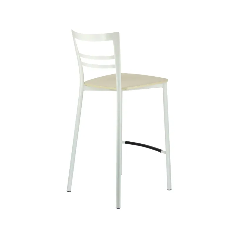 Go Clip Connubia® Tabouret snack contemporain en métal et multiplis bois