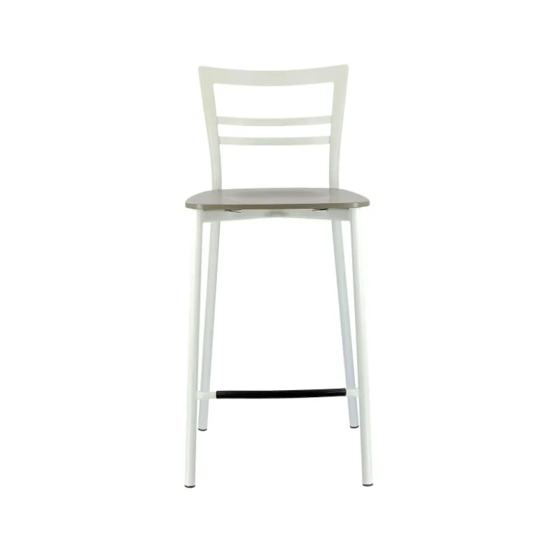 Go Clip Connubia® Tabouret snack contemporain en métal et multiplis bois