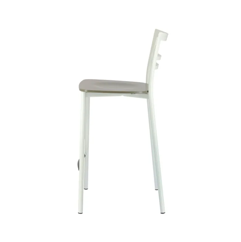 Go Clip Connubia® Tabouret snack contemporain en métal et multiplis bois