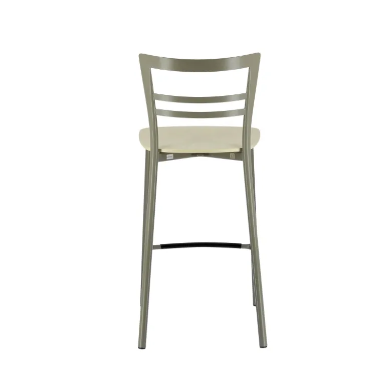 Go Clip Connubia® Tabouret snack contemporain en métal et multiplis bois