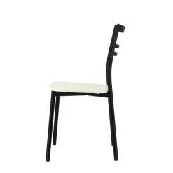 Go Connubia® Chaise contemporaine en métal et assise multiplis bois
