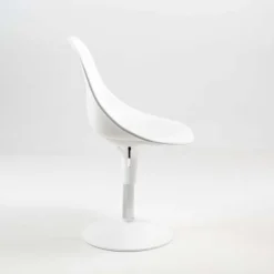 Harmony Chaise réglable en hauteur et pivotante design en technopolymère blanc