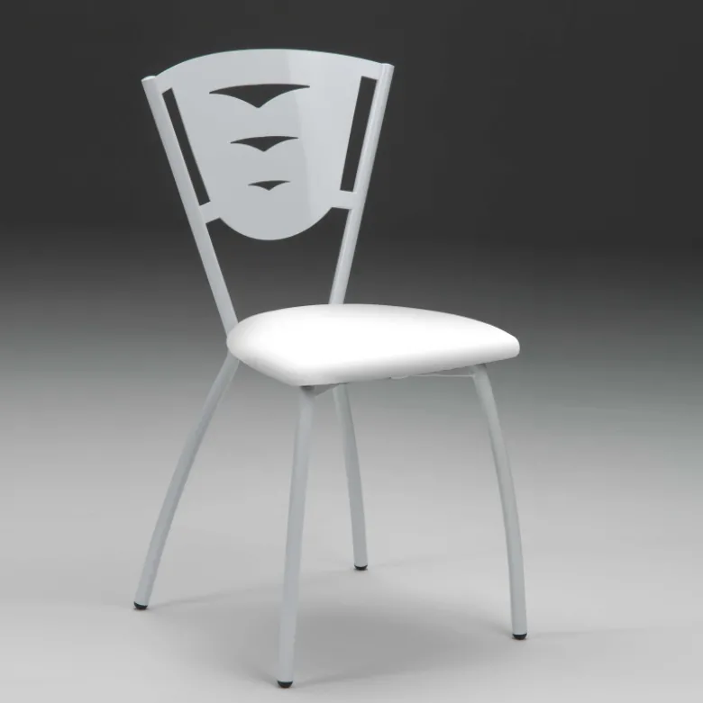 Hévéa Carrier® Chaise de cuisine en métal fabriquée en France