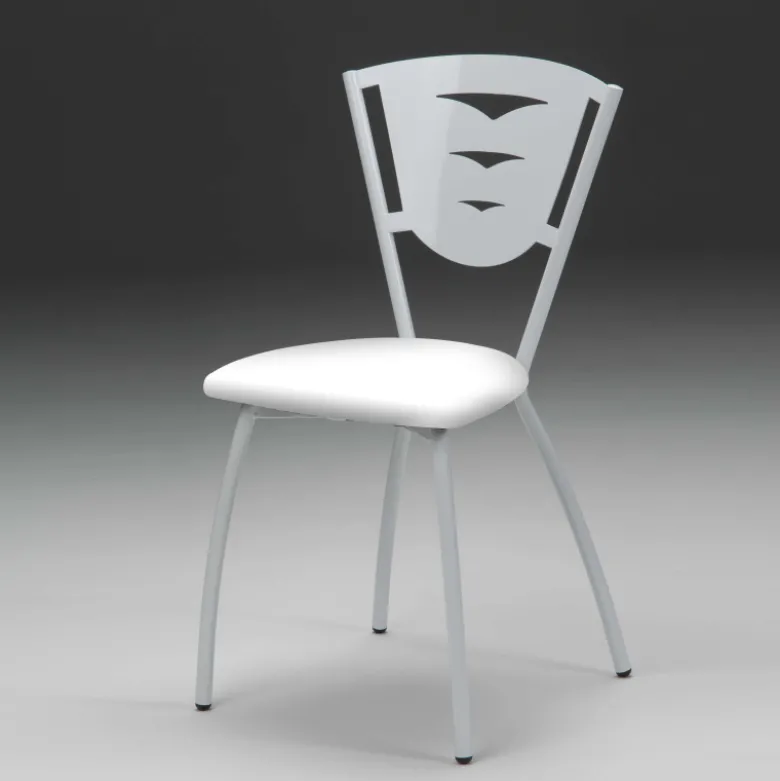 Hévéa Carrier® Chaise de cuisine en métal fabriquée en France
