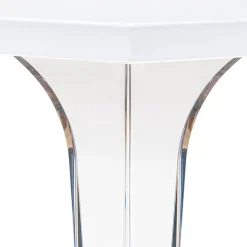 Ice Table carrée en polycarbonate et stratifié