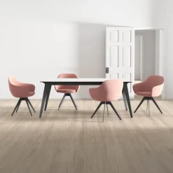 Infiné Table de salle à manger en céramique extensible