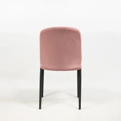 Julie Chaise en tissu italienne avec pieds en métal