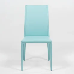 Kesha Chaise contemporaine en croûte de cuir