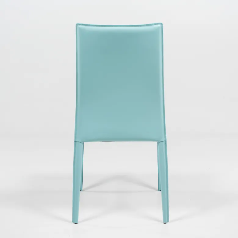 Kesha Chaise contemporaine en croûte de cuir