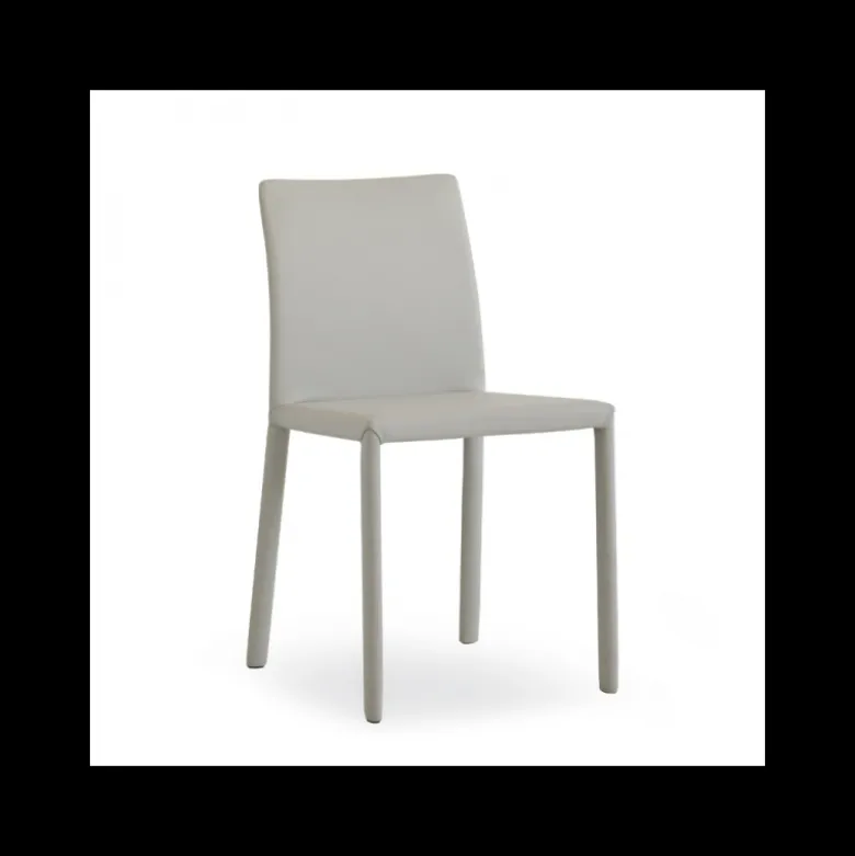 Kiris Chaise en croûte de cuir italienne