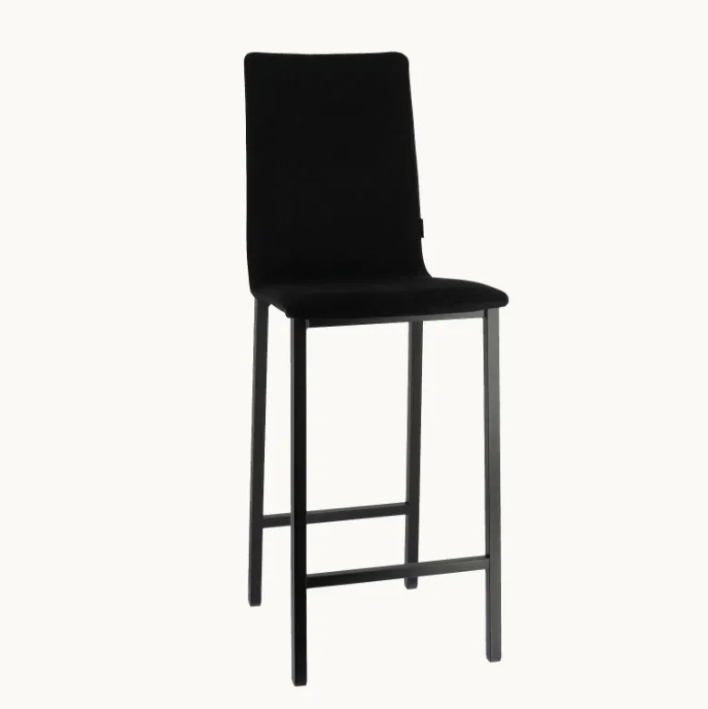 Koko Mobliberica® Tabouret snack en tissu dossier haut