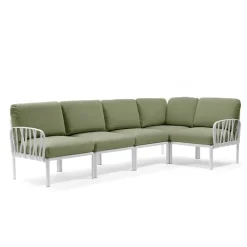 Komodo Canapé modulable d'extérieur 5 places