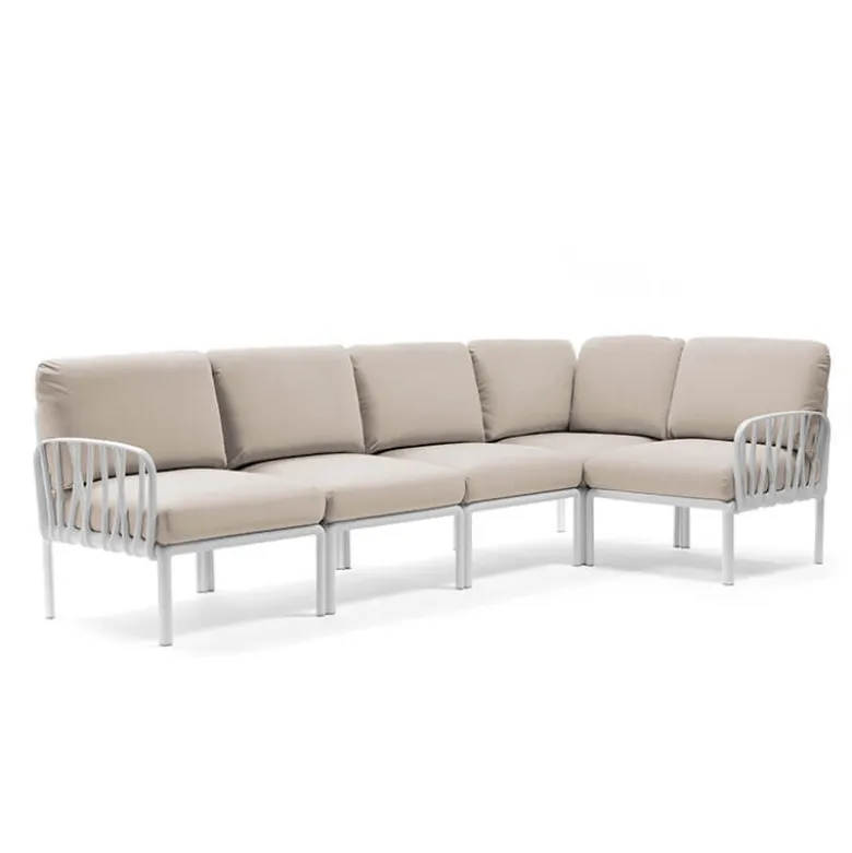 Komodo Canapé modulable d'extérieur 5 places