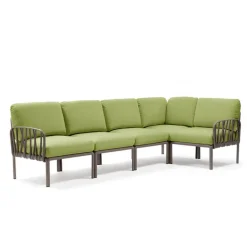 Komodo Canapé modulable d'extérieur 5 places