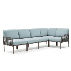Komodo Canapé modulable d'extérieur 5 places