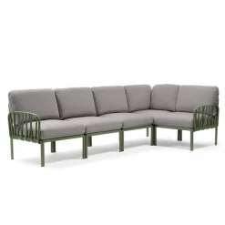 Komodo Canapé modulable d'extérieur 5 places