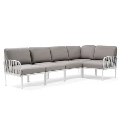 Komodo Canapé modulable d'extérieur 5 places