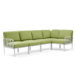 Komodo Canapé modulable d'extérieur 5 places