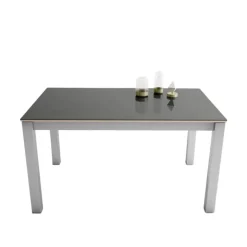 Kyoto Table rectangulaire en verre extensible