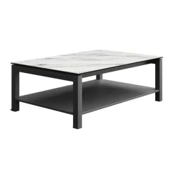 Lakera mini Table basse tendance en dekton et en acier