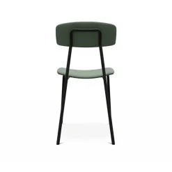 Lazio Chaise en tissu de style rétro fabriquée en Belgique
