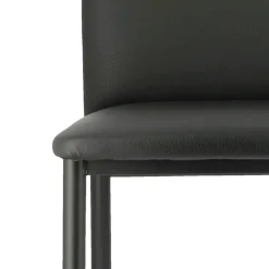 Loft Tabouret snack contemporain en simili et métal