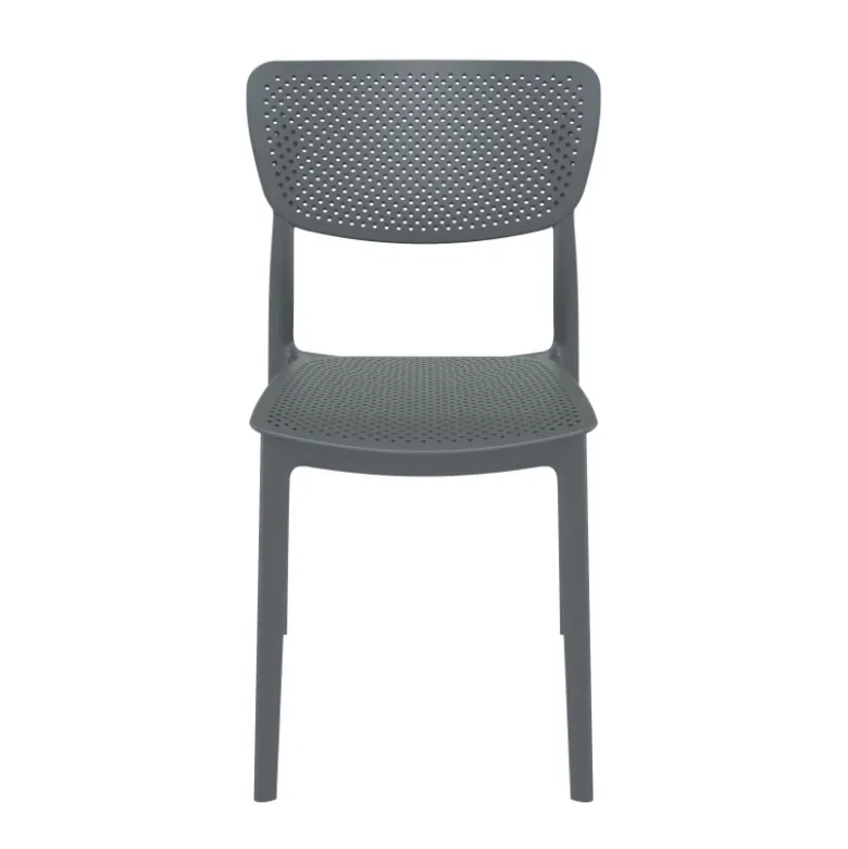 Lucy Chaise moderne en polypropylène micro perforé