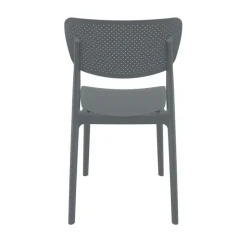 Lucy Chaise moderne en polypropylène micro perforé
