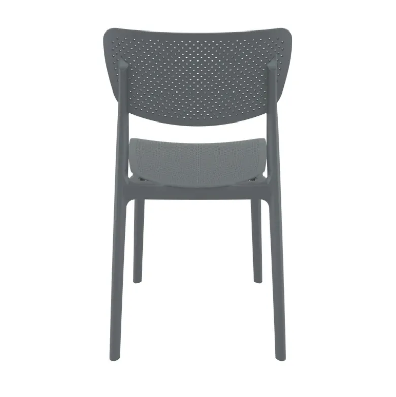 Lucy Chaise moderne en polypropylène micro perforé