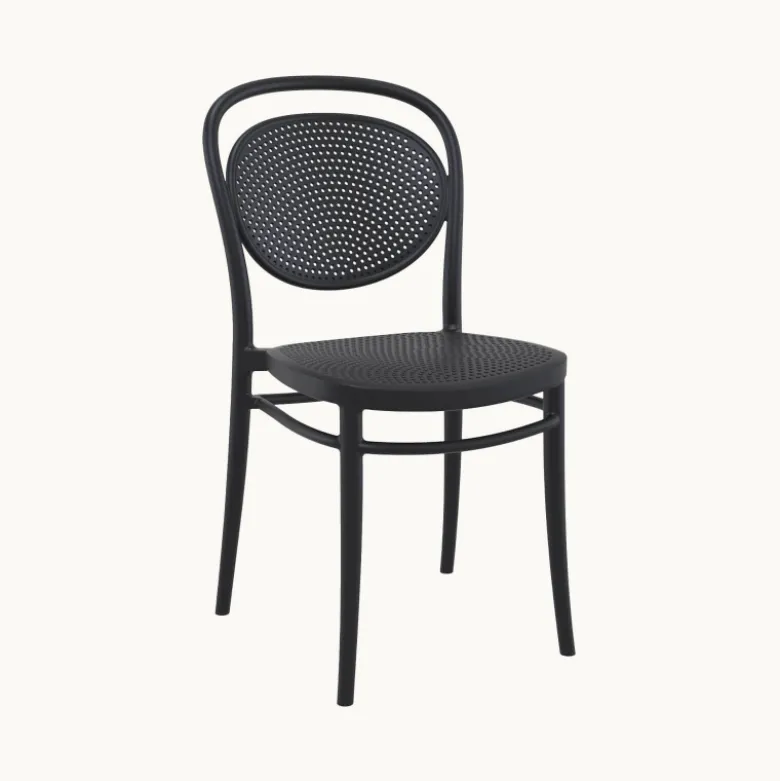 Marcel Chaise moderne empilable en polypropylène