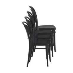 Marcel Chaise moderne empilable en polypropylène