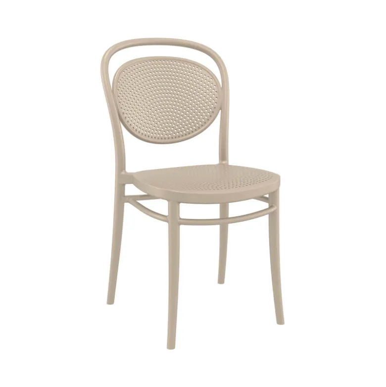 Marcel Chaise moderne empilable en polypropylène