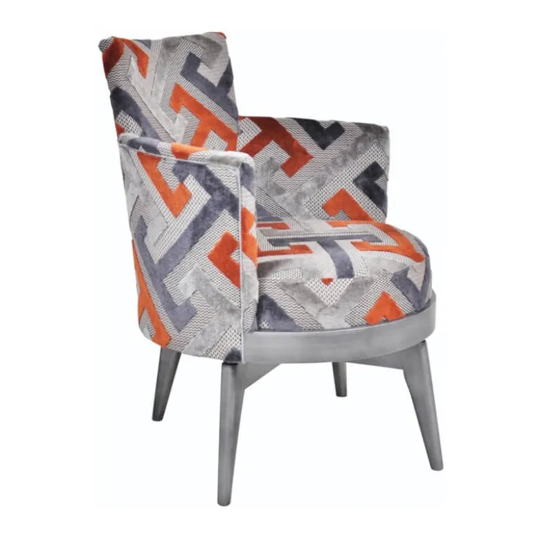 Mathis Fauteuil pivotant Art Déco Made in France
