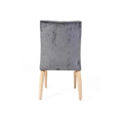 Matias 2 stack Chaise empilable confortable de salle à manger en tissu