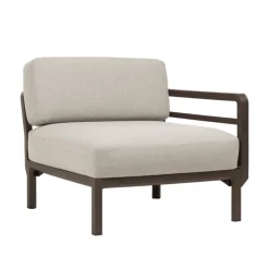 Maximo elemento Fauteuil de jardin équipé d'un accoudoir configurable