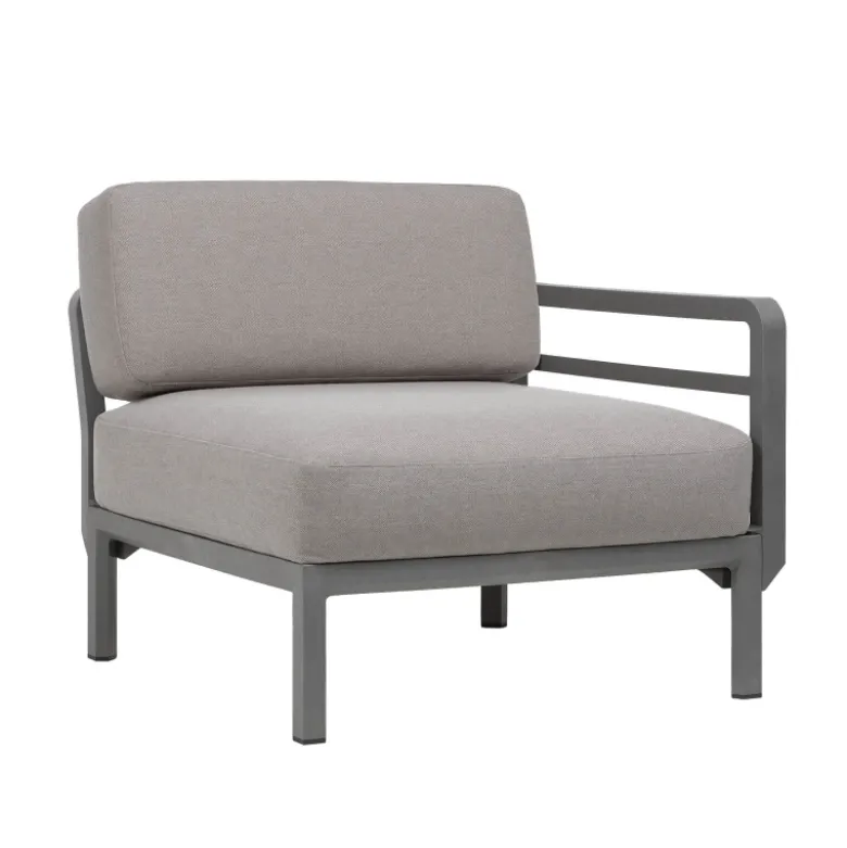 Maximo elemento Fauteuil de jardin équipé d'un accoudoir configurable